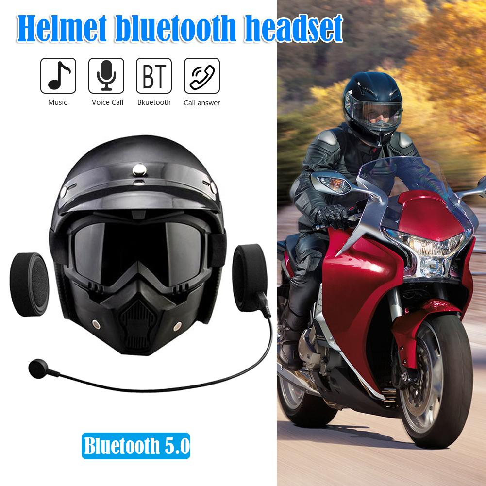 Беспроводная гарнитура Водонепроницаемые наушники Handsfree BT17 Совместимость с Bluetooth 5.0+EDR для мотоциклетного интеркома