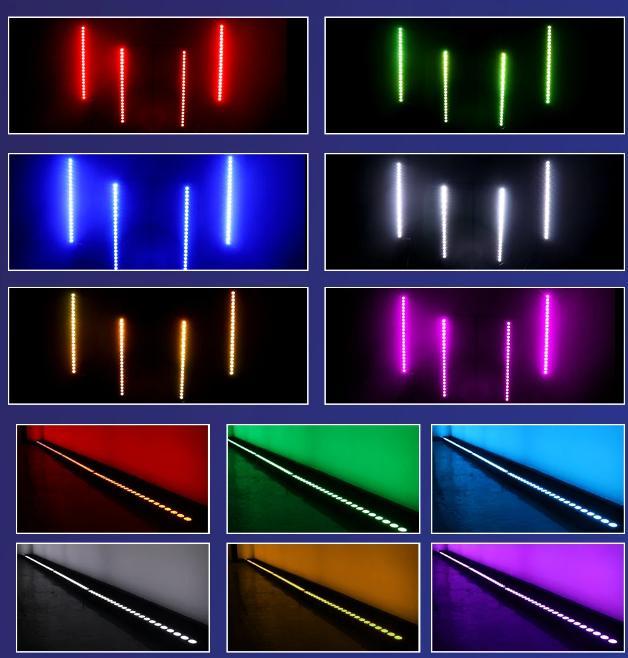 24x12w RGBW 4in1 LED bar Wall Washer Indoor Color Strip Light DMX512 Control Professional DJ Disco Wall Light Stage Party Lighting