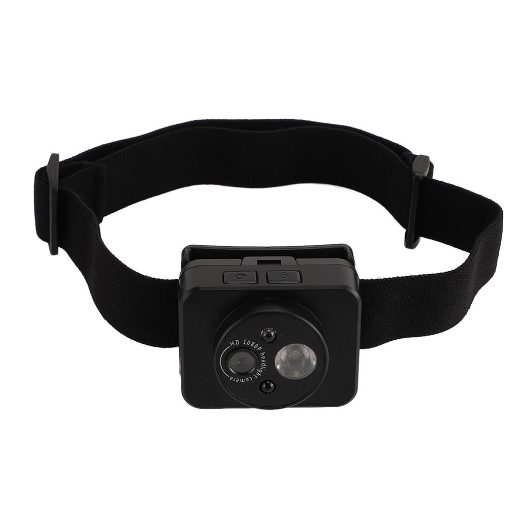 Светодиодная камера налобного фонаря 1080P 45 градусов, свободная регулировка, громкая связь, видеорегистратор для езды на велосипеде