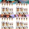 Набор детской праздничной посуды Disney Moana 82 предмета с тарелками, чашками, столовыми приборами, принадлежности для дня рождения