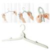 Clothes Hanger Durable Foldable Travel Hanger Space-Saving Windproof Non-Slip Drying Rack for Home Hotel
