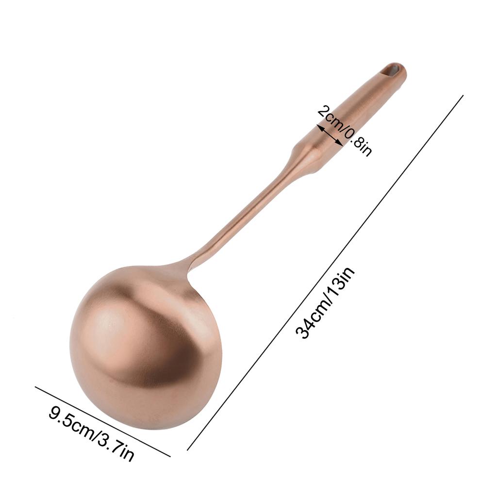 Stainless Steel Ladle Spoon Big Soup Ladle Kitchen Spatula Turner Cooking Tool