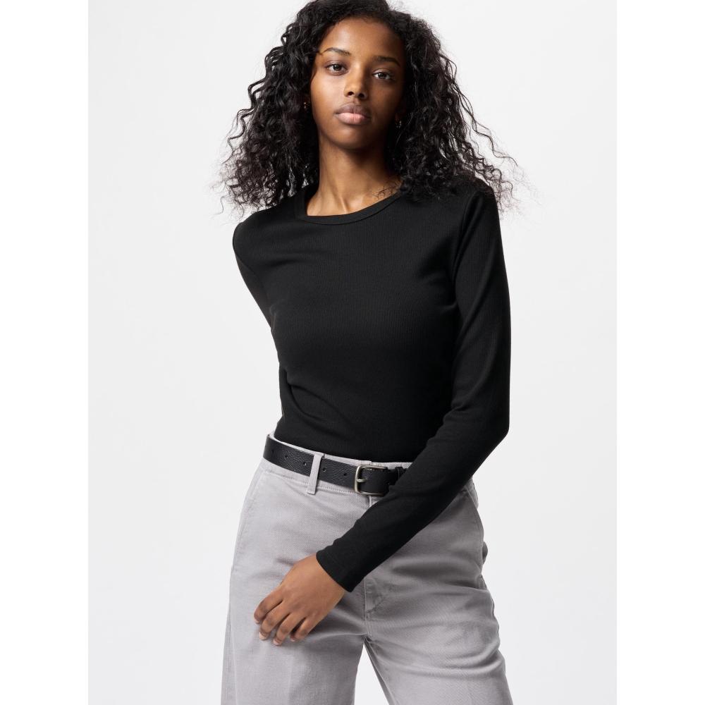 Uniqlo Футболка с круглым вырезом Japan SofT Rib