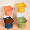 Portable Feeder Feeding Cup Pet Bowl High Feeding Bowl Protects Cervical Vertebravels Elevated Bowl