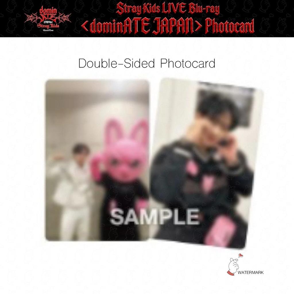 ПРЕДЗАКАЗ Stray Kids World Tour dominATE JAPAN LIVE Blu-ray RAKUTEN POB Двусторонняя фотокарточка Подложка ОФИЦИАЛЬНАЯ