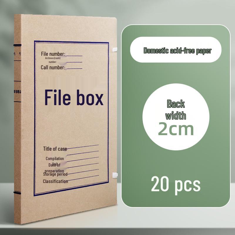 Extra Large Acid-Free A4 Kraft Paper Archive Box