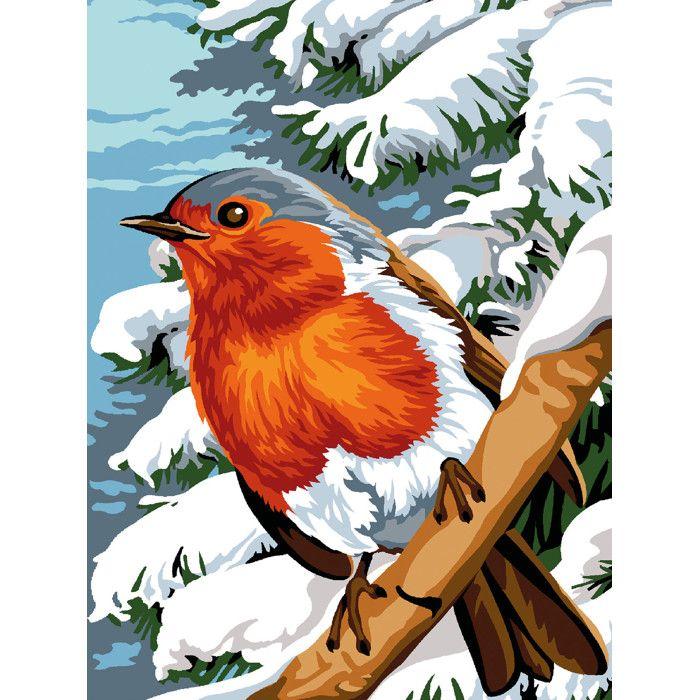 Canevas Margot Plume d'hiver 40x50 cm