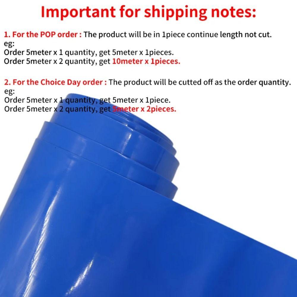 1Meter/Pack 18650 Battery Pack Heat Shrink Tube PVC Tape Sleeves Durable Shrinkable Film