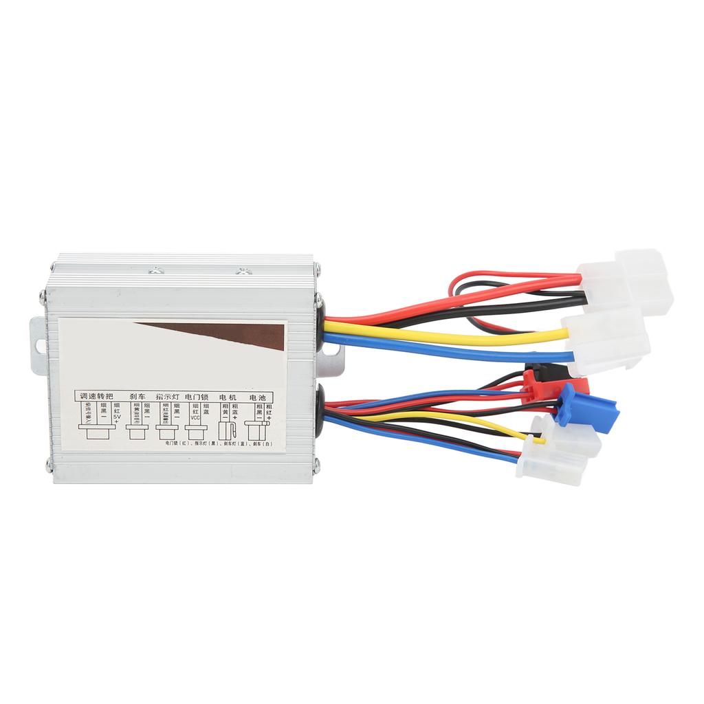 DC24V 500W щеточный регулятор скорости с комплектом педалей газа для электровелосипеда, скутера