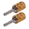 2PCS Electric Drill Bit Adapter Multifunctional User Friendly Hex Shank Self Locking Drill Bit Adapter Converter
