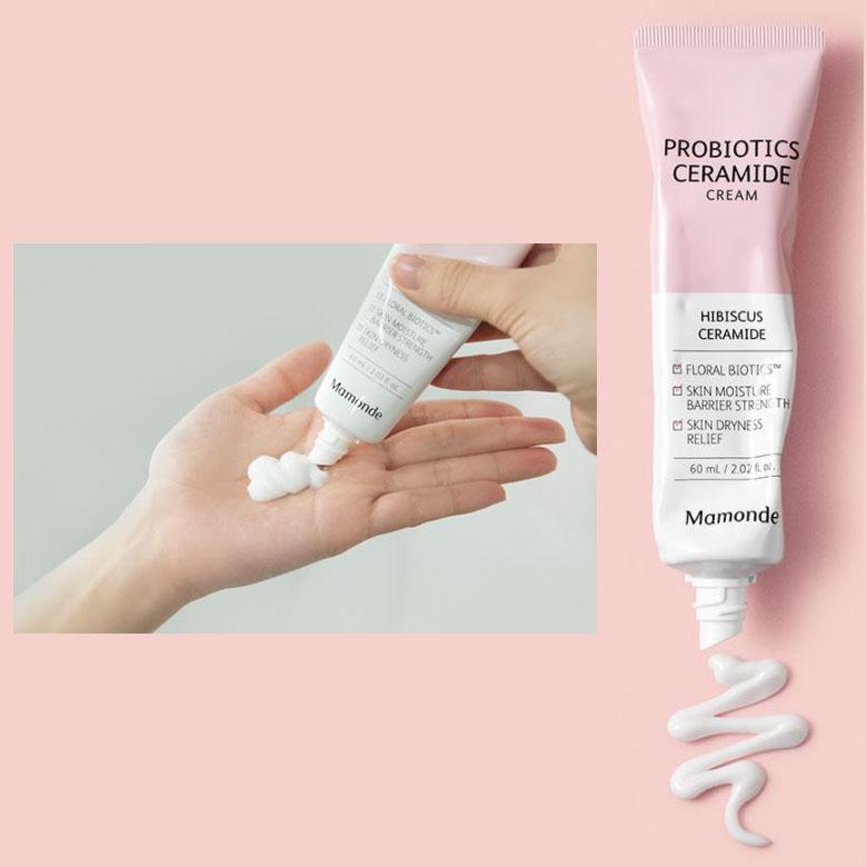 Mamonde Пробиотики Крем с керамидами 60 мл, Увлажнение, Корейская косметика, Kbeauty, пробник