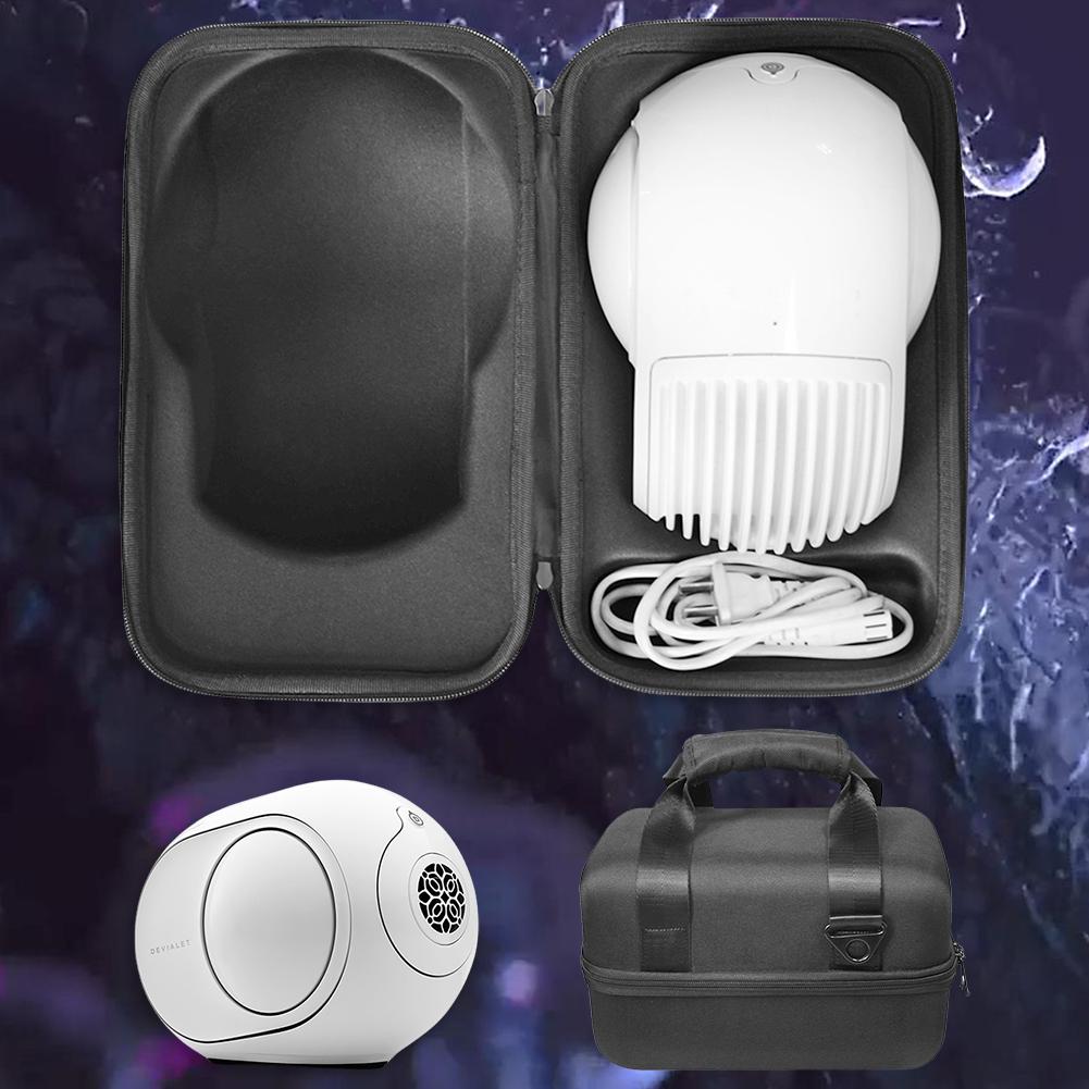 Hard Carrying Case Double Zipper Portable Storage Bag EVA with Shoulder Strap Handbag for Devialet Phantom II 95dB/98dB Speaker
