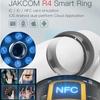 Jackcom R4 Смарт-кольцо Носимое устройство NFC Волшебное кольцо Водонепроницаемое кольцо для здоровья Мужчины Женщины Ювелирные изделия для телефона IOS Android Черное кольцо
