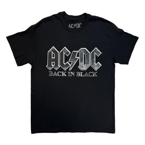 AC/DC Unisex Adult Back In Black EU Tour ´25 Back Print T-Shirt