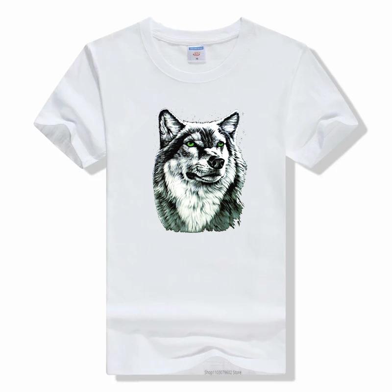 Wolf T-Shirt Print Tees Summer Short Clothing Fashion Harajuku Animal Tops Casual O-Neck T Shirt