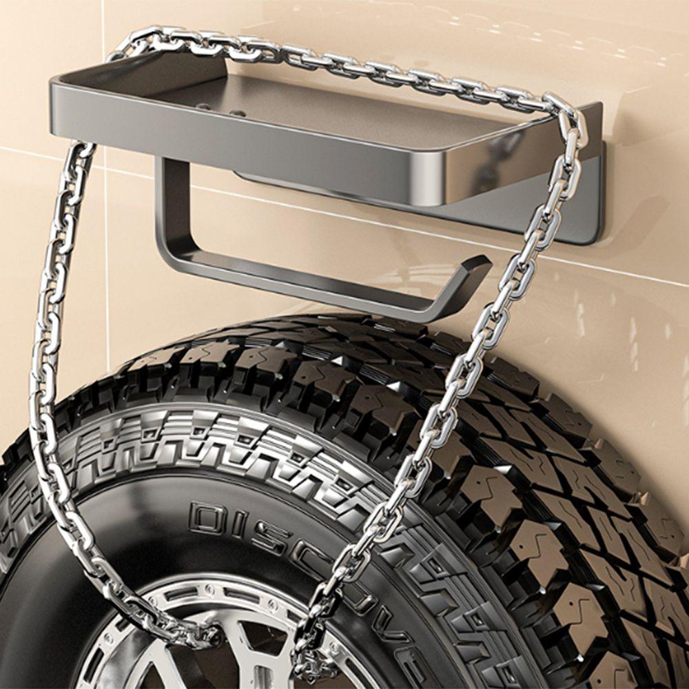 Настенный держатель для туалетной бумаги, многофункциональная квадратная стойка для рулонов салфеток, не требующая проколов, долговечность, износостойкость