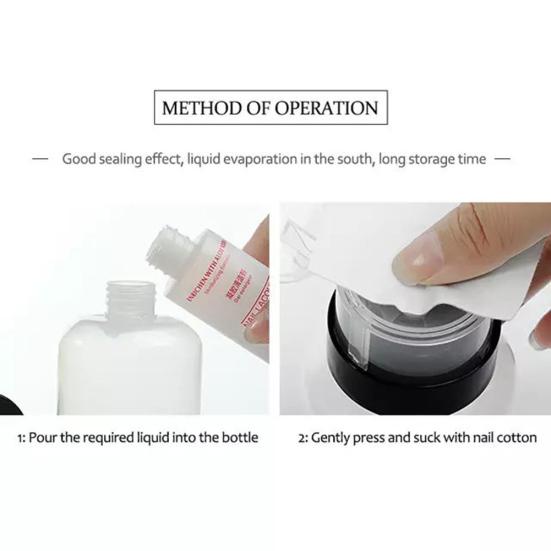 Насос большой емкости, диспенсер для жидкости для снятия лака, пустая бутылка, маникюрный инструмент