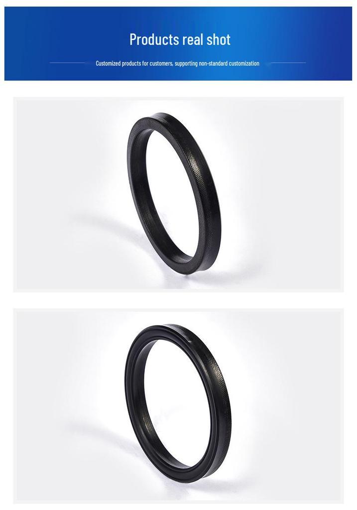 KVK S8 PTFE Поршневой шток Маслосъемное кольцо - Компонент гидравлического уплотнения