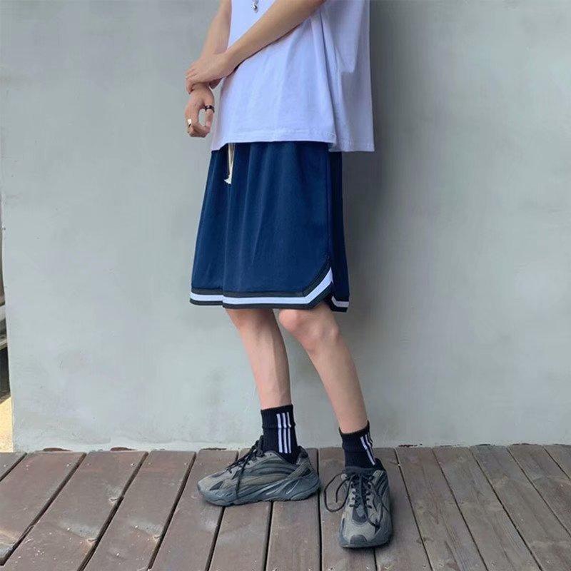 Breathable Basketball Pants Men's Summer Loose Quick-drying Sports Shorts Knee-length Large Pants Five-point Pants