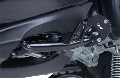 Подножка R&G, серебристо-черная, для Yamaha Majesty S (2014-), S-Max (2014-), RG-PKS0068SI
