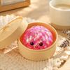 Squishy Bun Stress Relief Toy Slow Rising Soft Foam Squeeze Toy with Steamer Shape for Sensory and Anxiety Relief