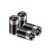 NRYJK1 4PCS Carbon Fiber Car Emblem Wheel Tire Valve Stem Cap Airtight Cover For Volkswagen Vw Tiguan Jetta Mk6 Scirocco GTI Polo 6R R
