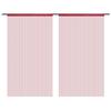 VidaXL String Curtain 2 Pcs 140 X 250 Cm Bordeaux
