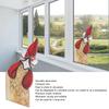 Rooster Window Corner Decor Acrylic Handcrafted Cute Funny Peeping Rooster Window Decoration for Home Balcony