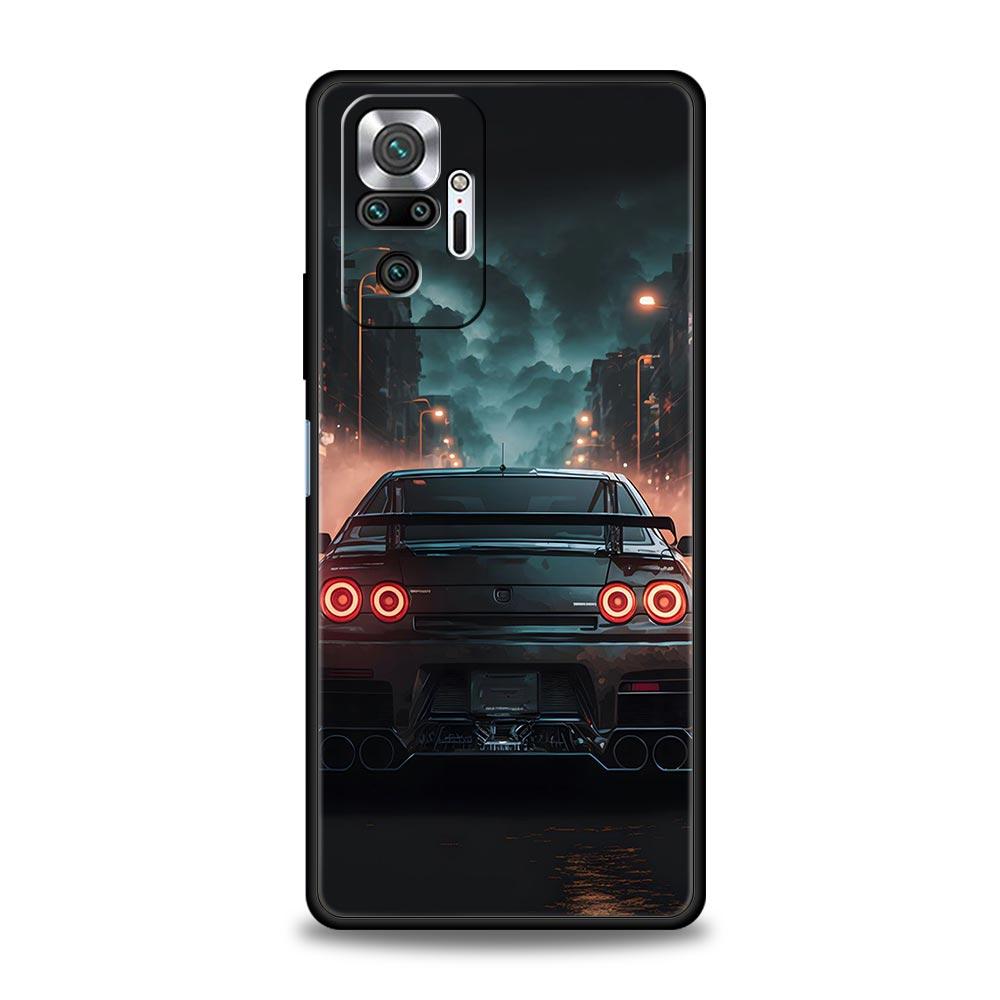 For Redmi 10C Cases Sports Car JDM Tokyo Drift Phone Case For Xiaomi Redmi Note 12 11 9S 9 8 10 Pro Plus 7 9T 8T 9C 9A 8A Cover