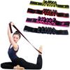 4*90Cm Yoga Elastic Stretch Belt Fitness Resistance Band Exercise Pull Strap Sports For Pilates Dance Gymnastics Body Building
