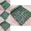 Роскошный рулон искусственных листьев для садового забора, обеспечивающий максимальную приватность и красоту