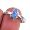 Кольцо из стерлингового серебра 925 пробы с натуральным австралийским опалом S.9 V6W15