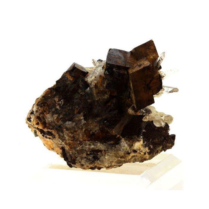 Pierres et Minéraux. Siderite + Quartz. 971.0 ct. Vaulnaveys-le-Haut, Isère, France.