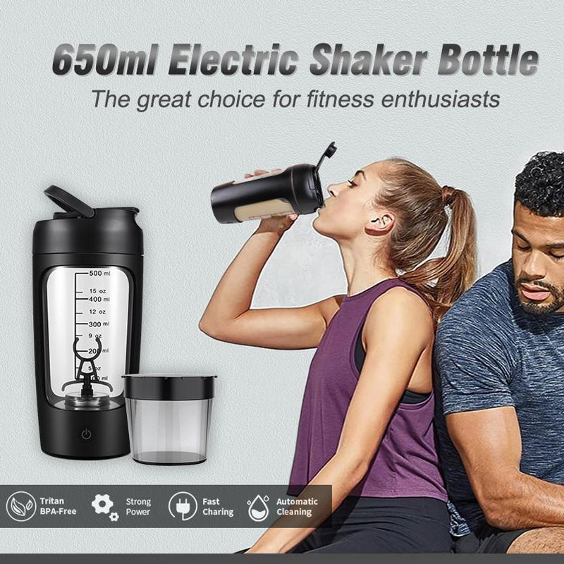Портативный блендер на 650 мл, шейкер для протеинового порошка, чашка USB, электрическая спортивная соковыжималка, миксер, измельчитель, блендер