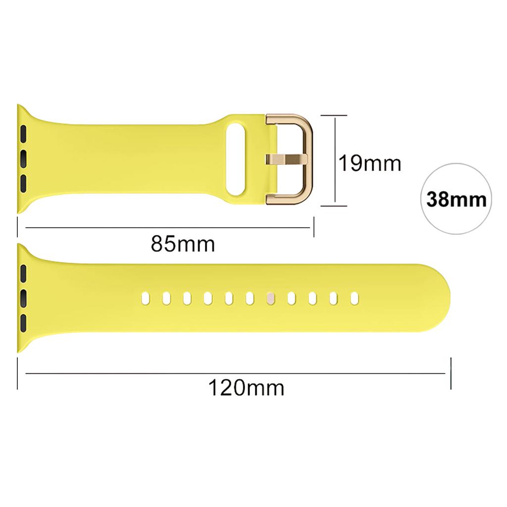 Watch Strap for Apple Watch Series 10 42mm/9 8 7 41mm/SE (2023) SE (2022) SE 6 5 4 40mm/3 2 1 38mm Silicone Watchband