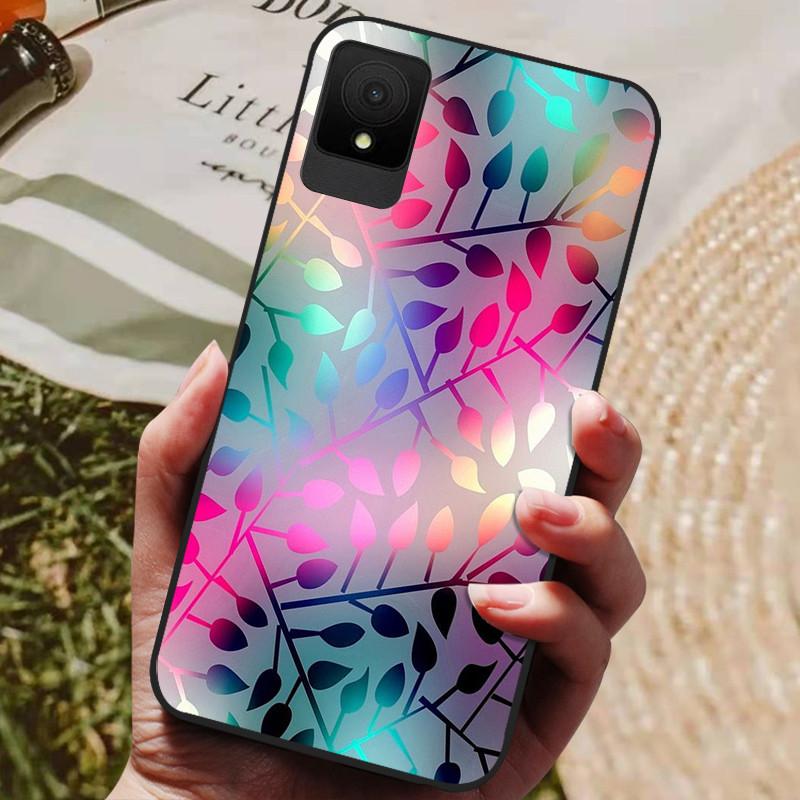 For TCL 502 Case Shockproof Soft Silicone TPU Bumper for TCL 502 Global Cover Cat Luxury TCL502 Cute Cartoon Shell