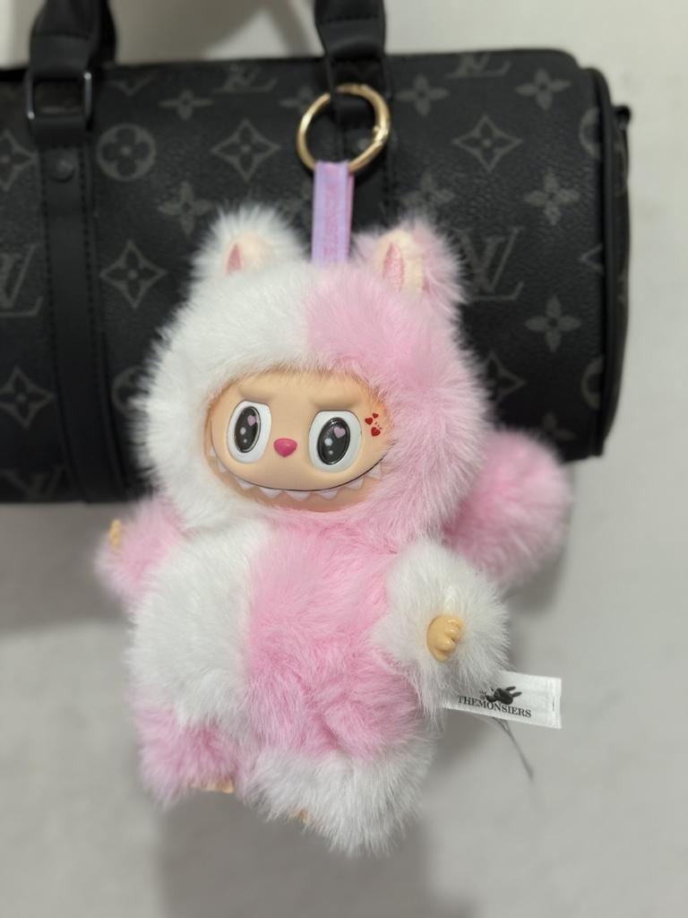 High Quality Vinyl Process Plush Toy 17cm, Tie Dye Plush Toy Christmas Gift for Children