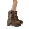 Retro British Style Thick Soled High Top Martin Boots for Women, Autumn and Winter Slimming and Explosive Short Boots