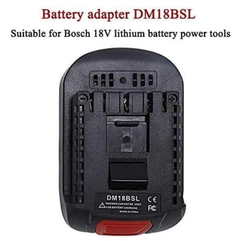 Адаптер для электроинструмента для Dewalt 20V и Milwaukee 18V Конвертер в Bosch DM18BSL Высококачественный адаптер-преобразователь для литиевых батарей