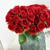 24 Pcs/lot Fake Flowers Rose Artificial Flowers Wedding Bouquet Silk Rose Flower for Home Party Decoration