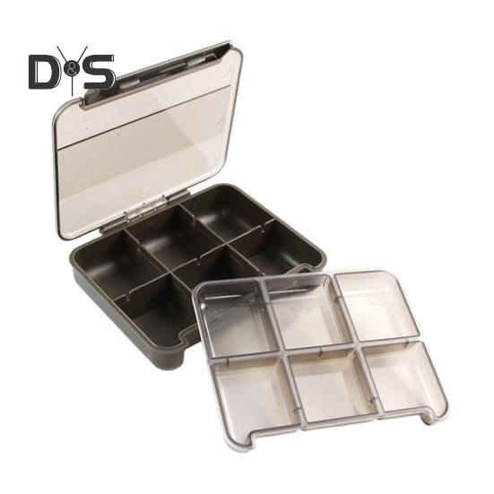 Ящик для хранения рыболовных приманок с несколькими отделениями Компактный дизайн Малый размер Чехол-органайзер для рыболовных принадлежностей