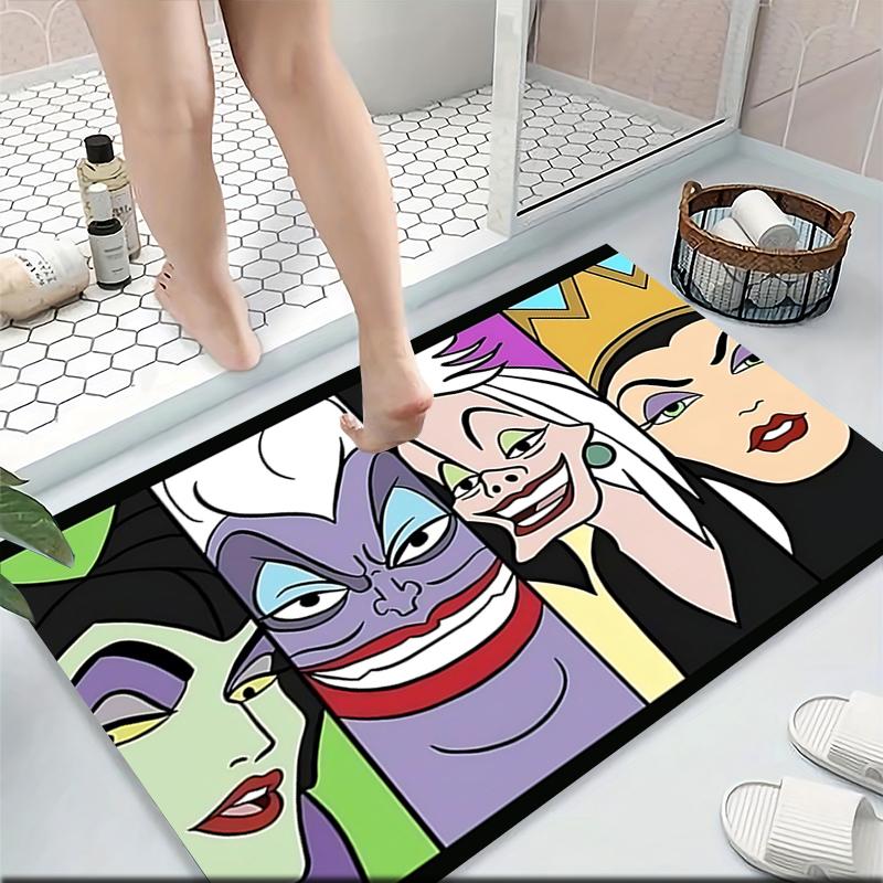 Villains Pop Art Style Carpet Rug Soft Washable Antislip Home Living Room Sofa Mats Personalized Christmas Rug