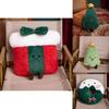 Creative Cartoon Christmas Tree Plush Pillow Stuffed Toy For Kids Holiday Gift