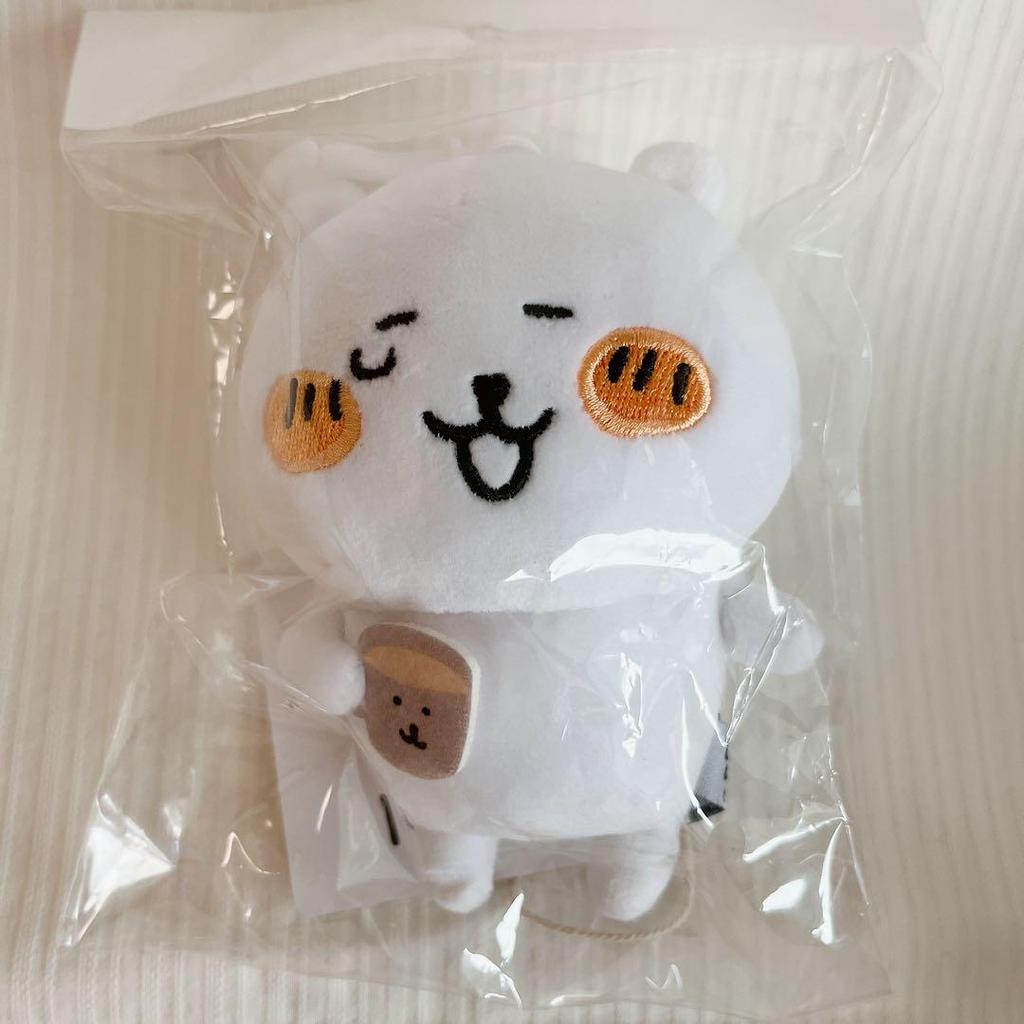[USED] Korea Exclusive Nagano Jibun Tsukkomi Kuma Plush Keyring Keychain Set of 5