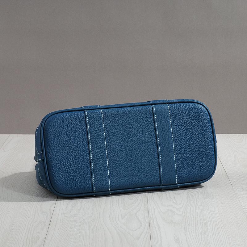 Женская большая садовая сумка из коровьей кожи в стиле знаменитостей 2024 года — универсальная, модная, удобная для переноски через плечо и в кармане