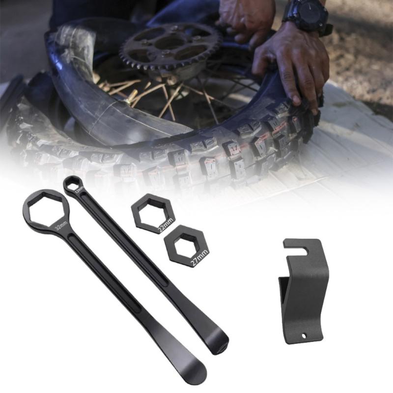 Universal Tire Repair Equipment Tool Motocross Tire Lever Wrench Spanner Tool Pit Bike Motorcycle Maintenance Accessory