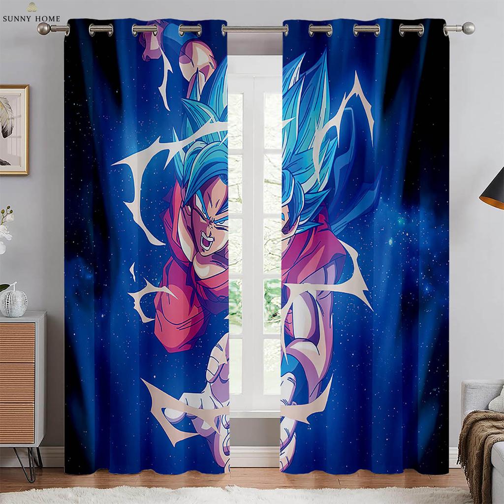 Японские аниме-принтованные шторы из 2 частей, подходящие для спальни, гостиной, кухни, декоративные шторы Four Seasons