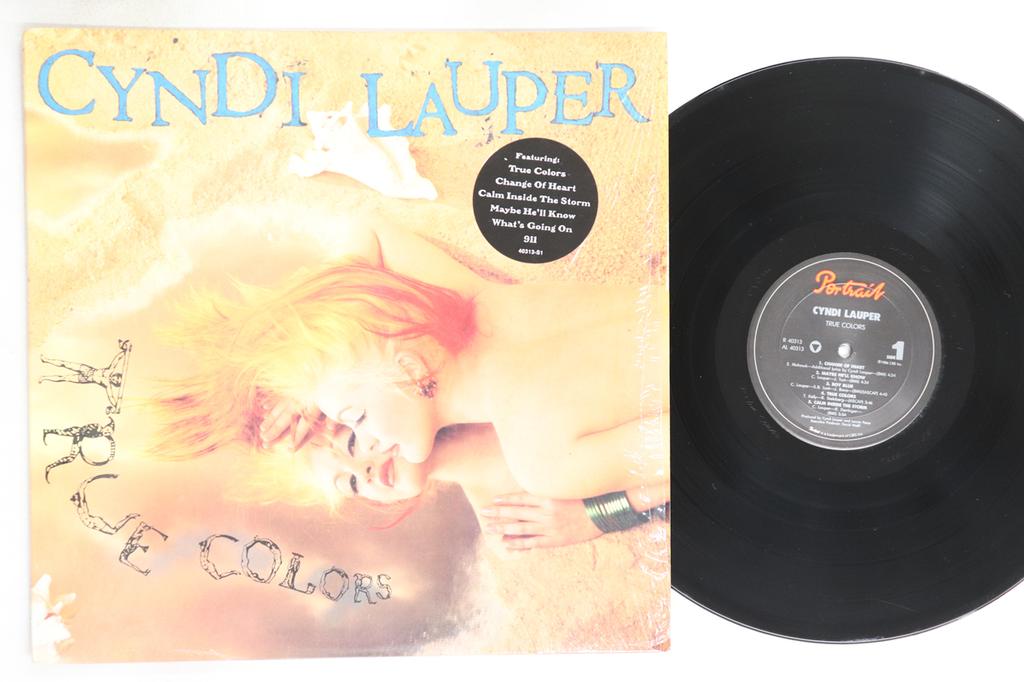 LP Record CYNDI LAUPER - True Colors R40313 PORTRAIT 1986 US Rock Used