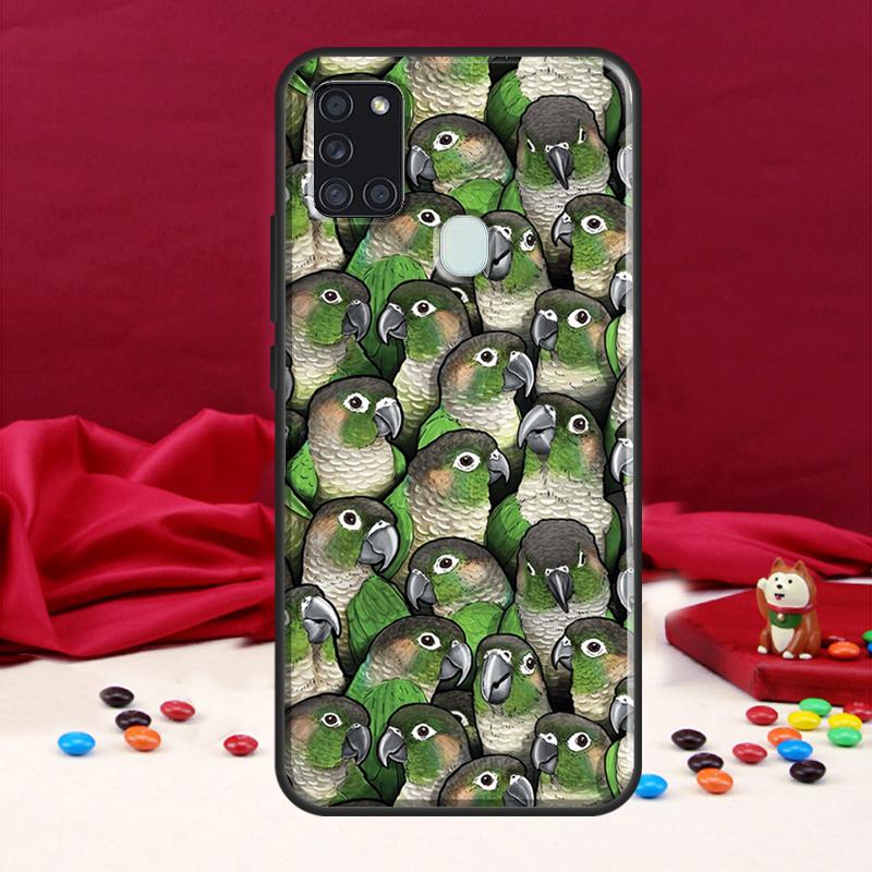 Parrot Bird Case For Samsung Galaxy A34 A54 A14 A12 A52 A22 A32 A42 A72 A13 A33 A53 A50 A51 A71 Coque