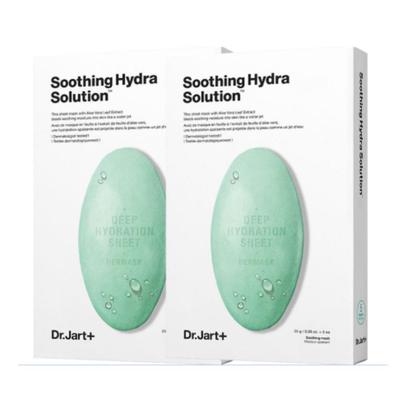 Dermask Soothing Hydra Solution 25 г × 5 × 2 Набор успокаивающих и увлажняющих тканевых масок